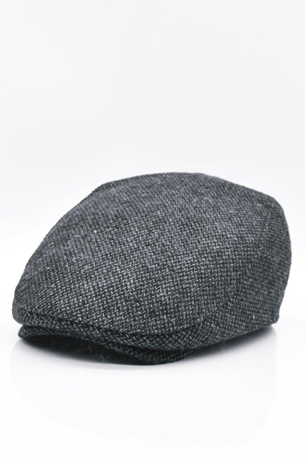 Men's Textured British Cap - 3