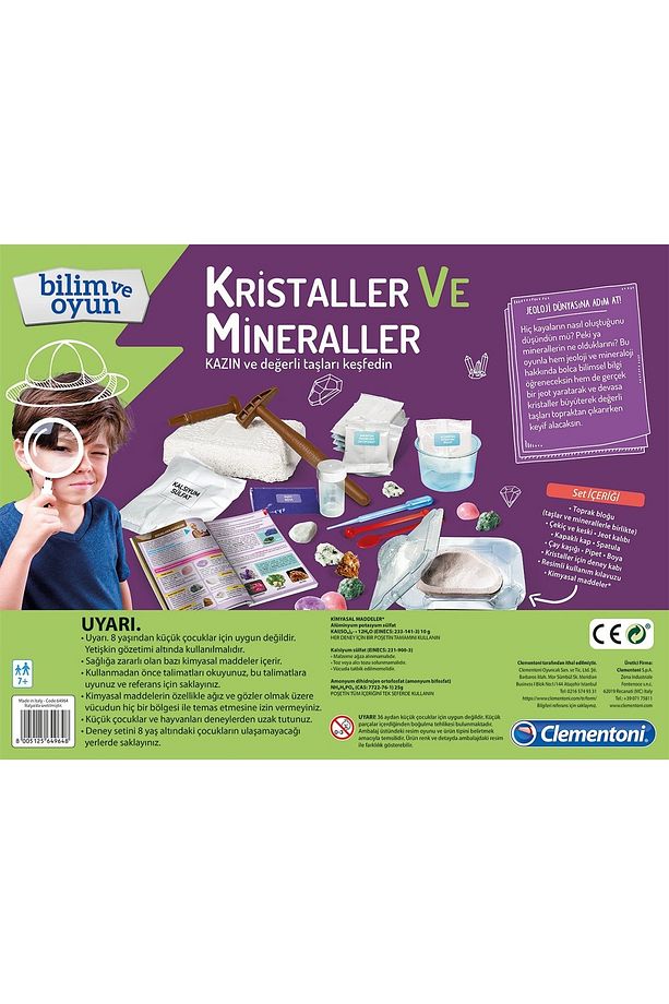 64964 Bilim ve Oyun - Kristal ler ve Mineraller +7 yaş - 3