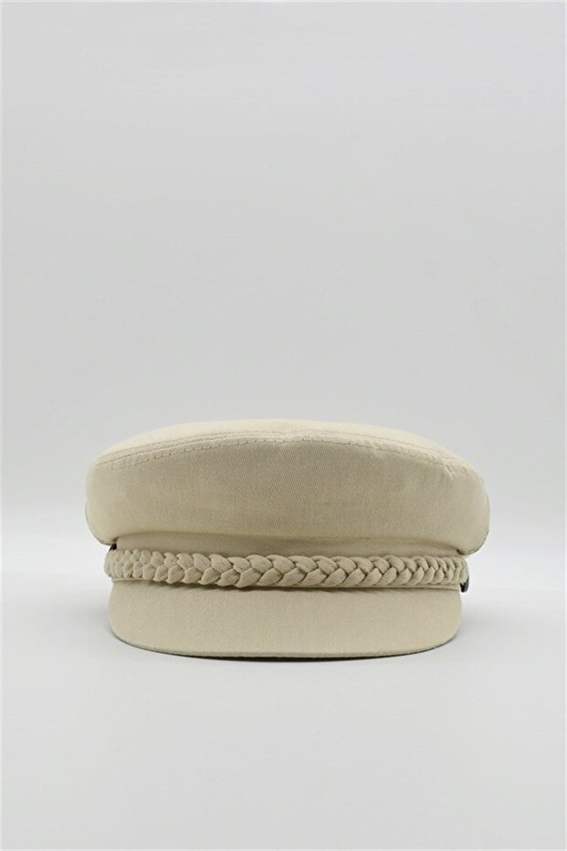 قبعة سائق بيج للرجال - قبعة كابتن مسطحة - 2