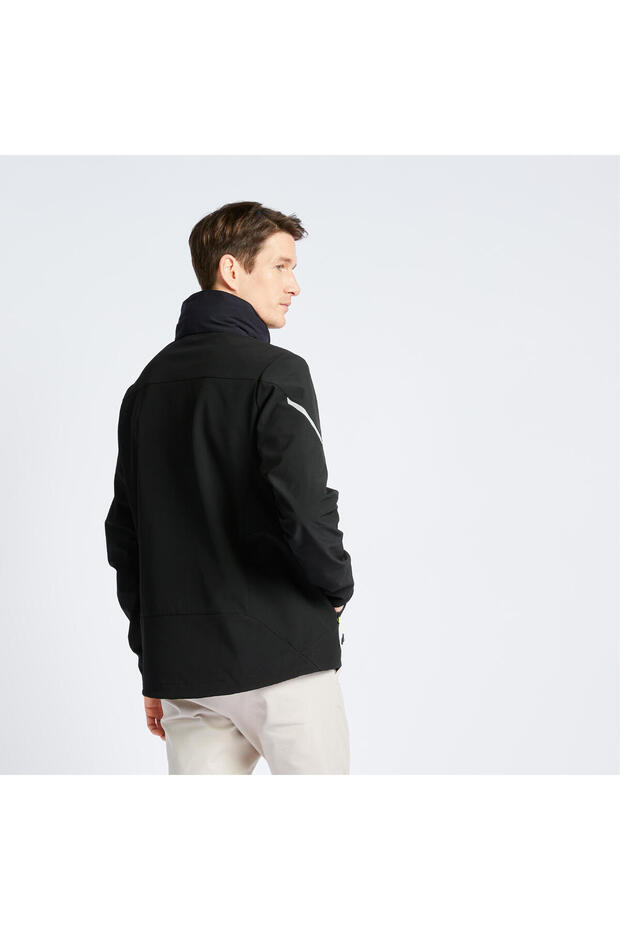 معطف سوفت شيل للرجال - أسود - سيلينج 500 - 3