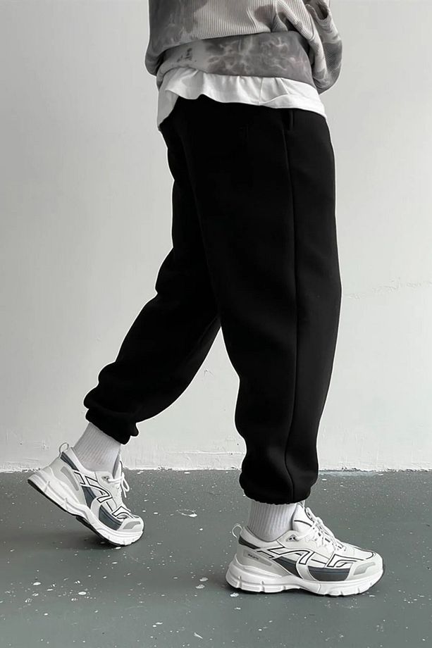 Unisex 2ip Örme Kumaş Baskı Ciwi Eşofman Alt - 1