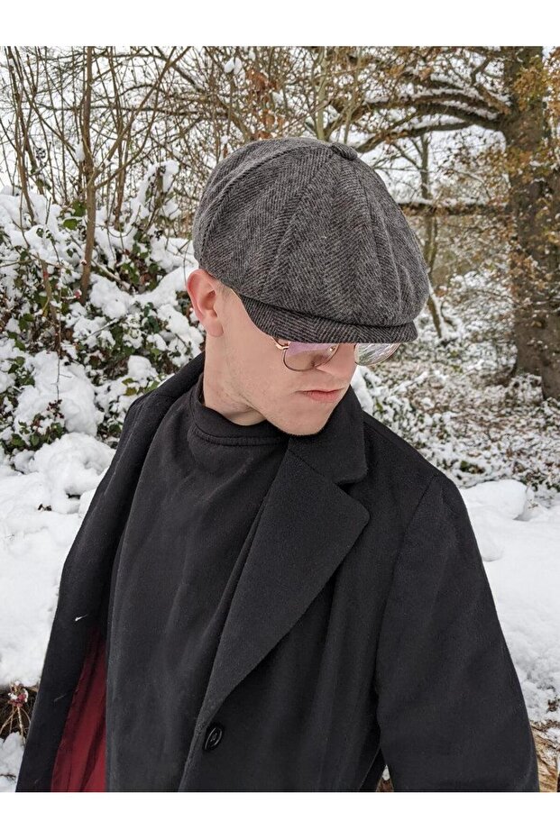 قبعة صوف منقوشة للرجال من Peaky Blinders - 2