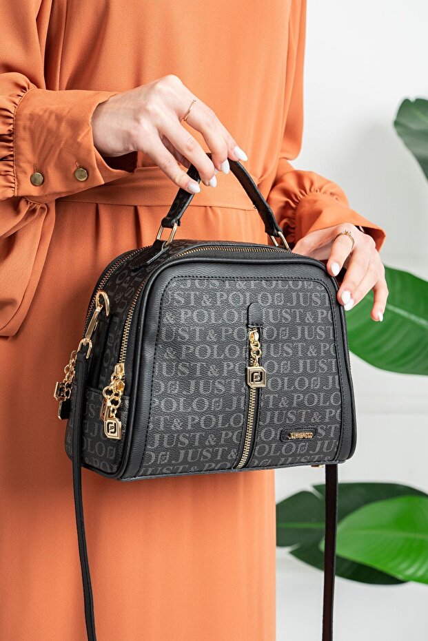 Women's New Season 3-Compartment Luxury Soft Leather Adjustable Crisscross-Strap Stylish Shoulder Bag