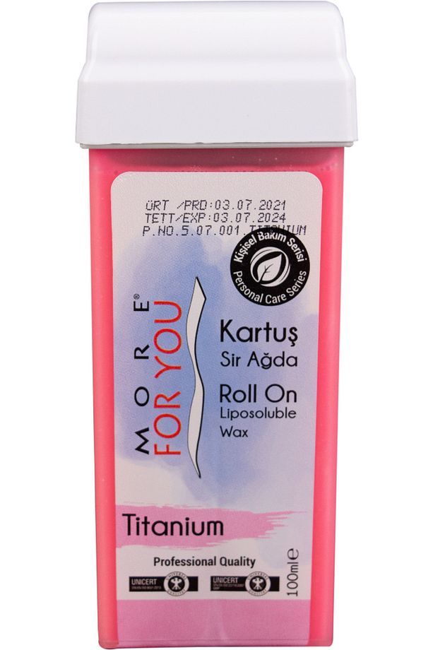 Bitkisel Kartuş Sir Ağda Titantum ( Pembe ) 100 ml - 1