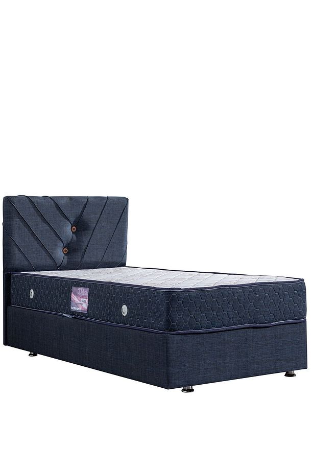 Lux Class Ikili Set, Tek Kişilik Yandan Açılır Baza Başlık Seti, Lacivert - 3