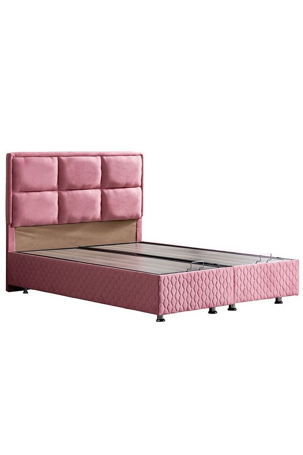 Grand Ikili Set, Çift Kişilik Baza Başlık Seti, Pembe - 7