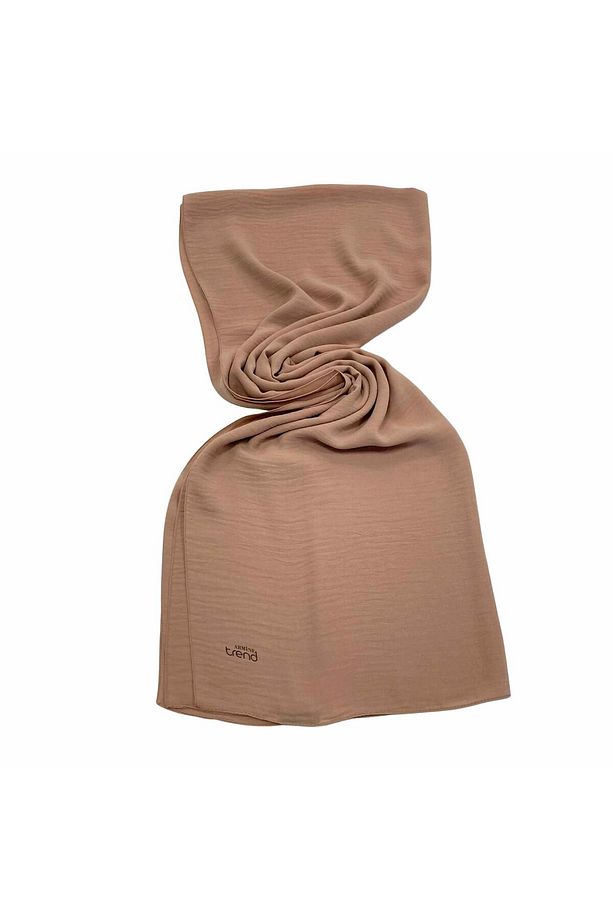 Trend Camel Tek Renk Cazz Şal 4061 - 1