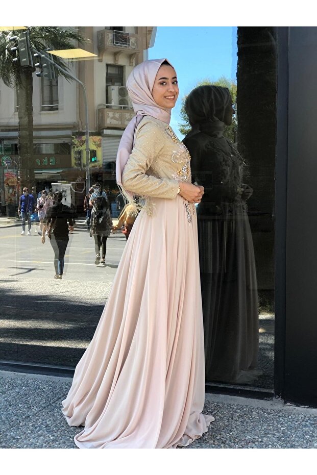 TAŞ İŞLEMELİ ABİYE - 2