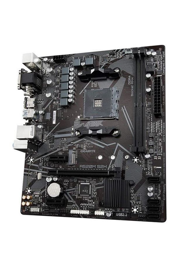 A520m-s2h Ddr4 M2 Pcıe Nvme Hdmı Dvı Pcıe 16x V4.0 Am4 Matx - 3