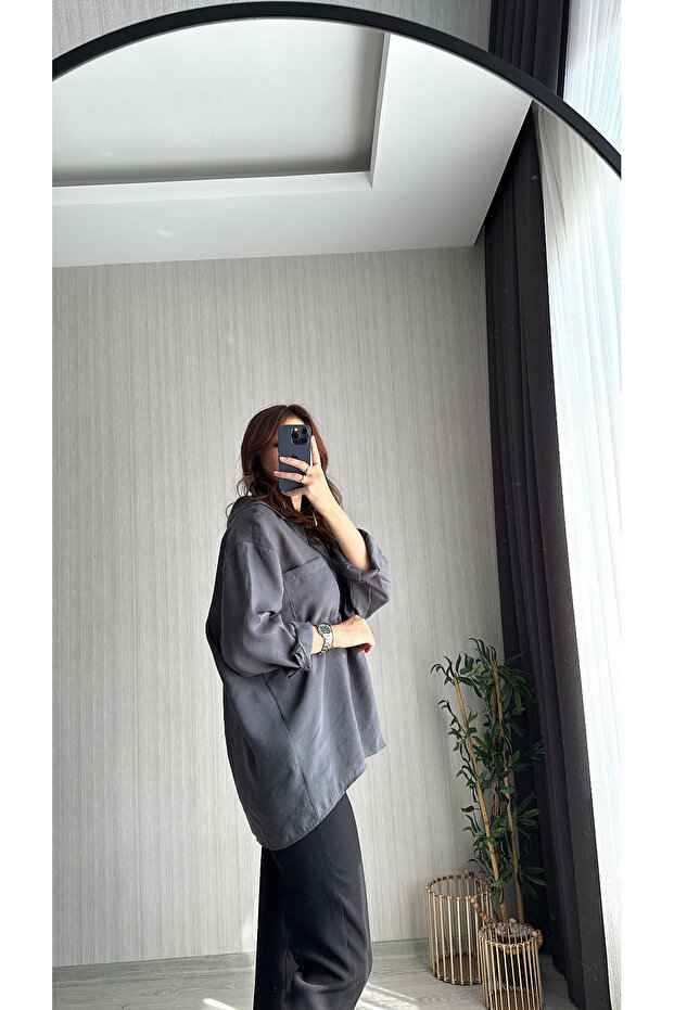 Oversize Gömlek - 2