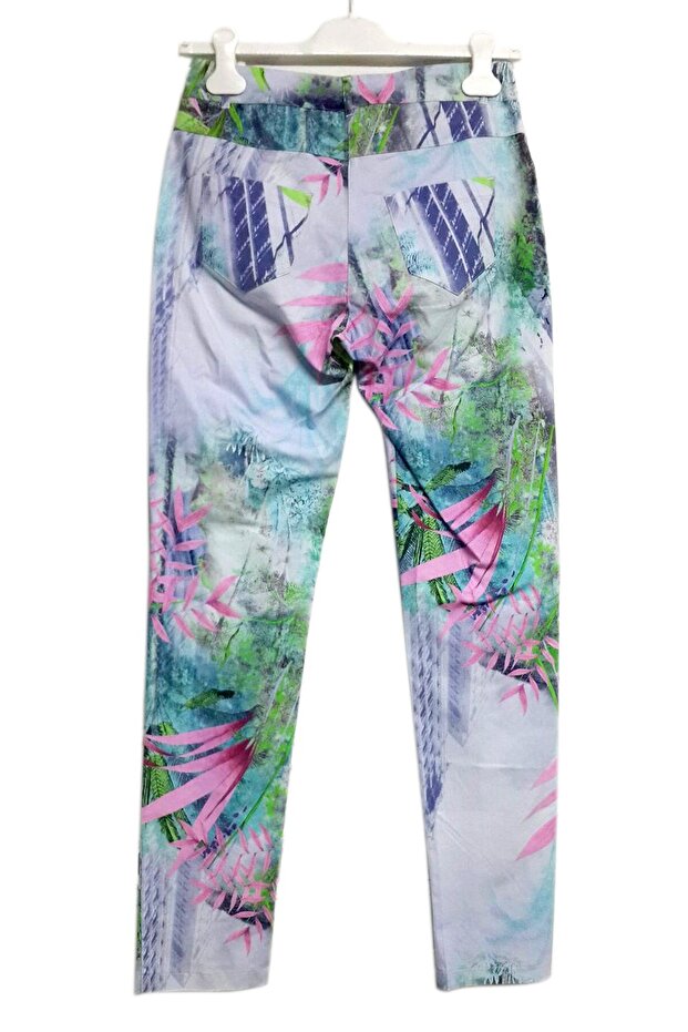 Almarwah Leaf Patterned Pants - 1