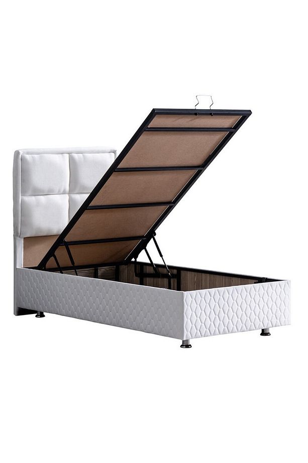 Grand Ikili Set, Tek Kişilik Baza Başlık Seti, Beyaz - 6