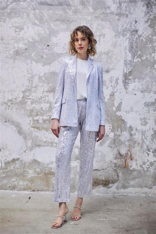 MOODBASİC PUL PAYET CEKET - 1