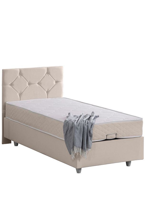 Glamis Tek Kişilik Baza Başlık Letto Yatak Seti - 4
