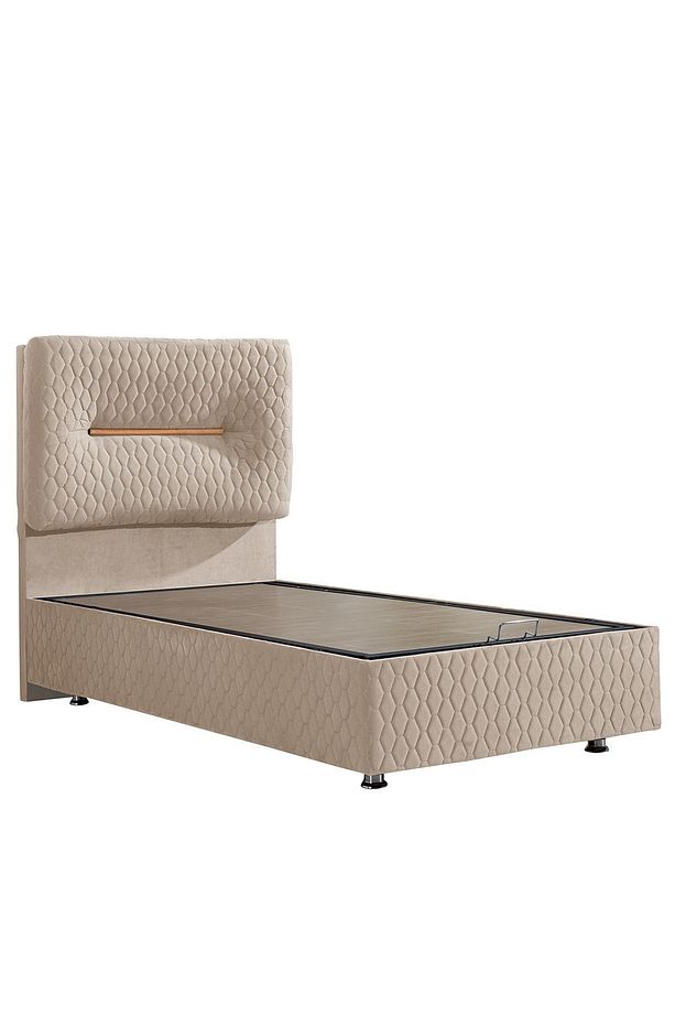 Astra Ikili Set, Tek Kişilik Baza Başlık Seti, Bej - 4