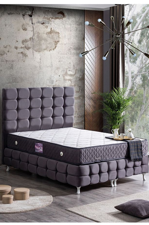 Duke Lux Ikili Set, Çift Kişilik Baza Başlık Seti - 1