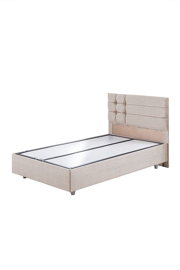 Viyana Tek Kişilik Baza Başlık Ikili Set Krem - 4