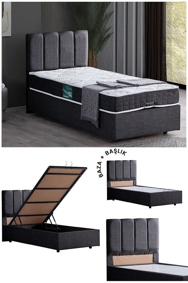 Defne Ikili Set, Tek Kişilik Baza Başlık Seti - 1