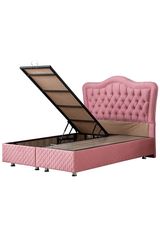 Camelli New Baza Başlık Delüx Ortopedik Yatak Seti, Pembe - 6