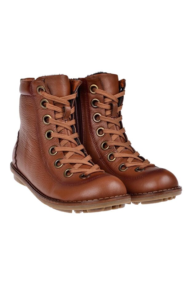 Hakiki Deri Günlük Kadın Bot PLM-34431 TABA - 4