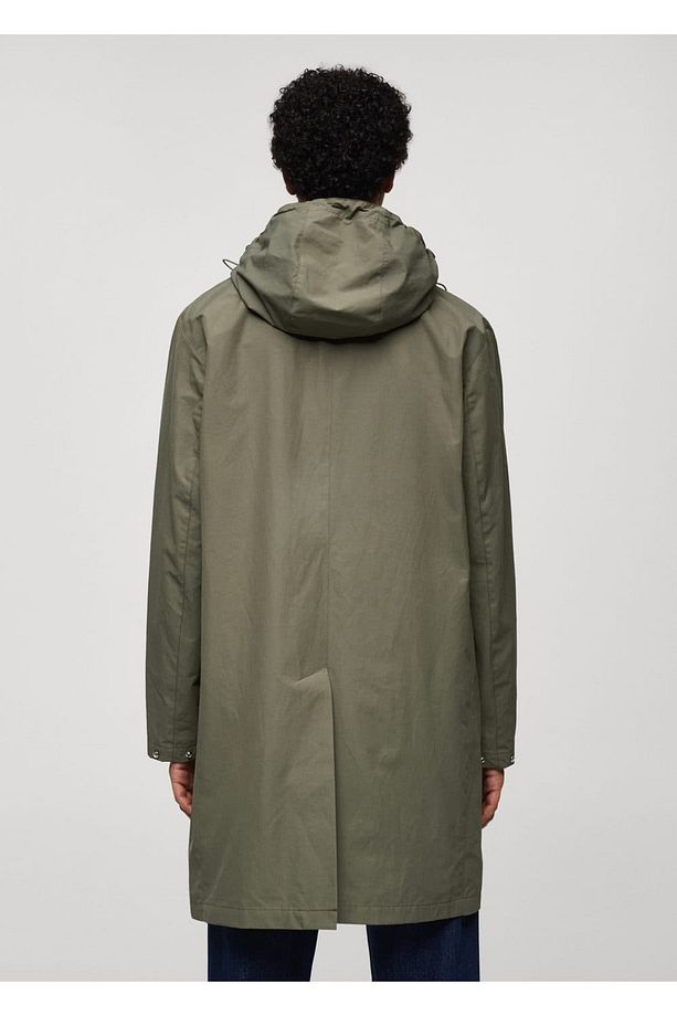 Su geçirmez kapüşonlu parka - 4