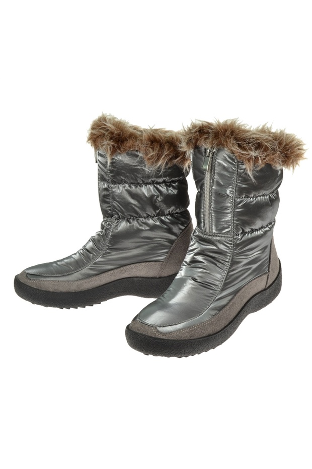 Sms Kürklü Kadın Kar Botu SMS-13104 PLATİN - 4