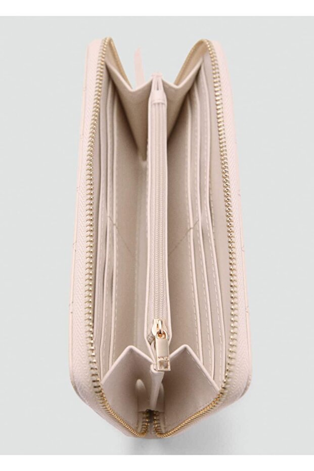 MANGO Dekoratif dikişli cüzdan - 1