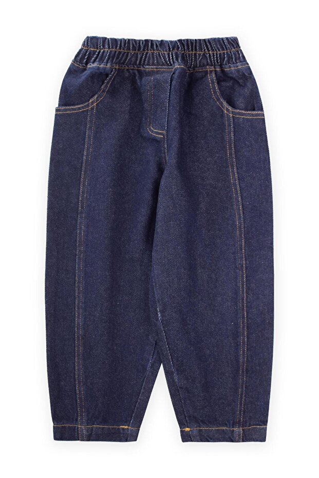 Balon Kot Pantolon 2-7 Yaş Mavi - 1