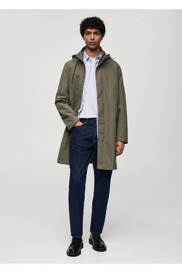 Su geçirmez kapüşonlu parka - 2