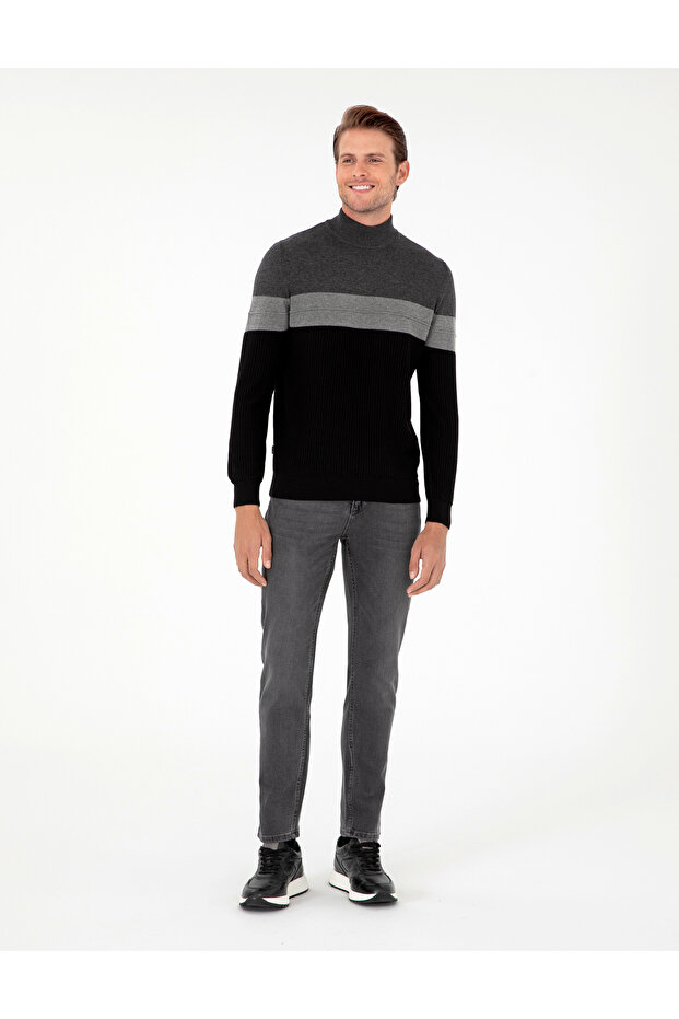 Anthracite Slim Fit Jean Trousers 50295869 -Vr006