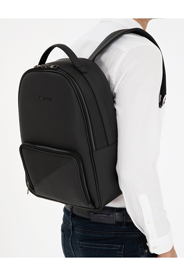 Men's Black Backpack 50296031-Vr046