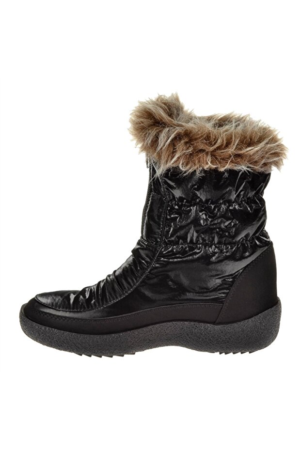 Sms Kürklü Kadın Kar Botu SMS-13104 SİYAH - 3