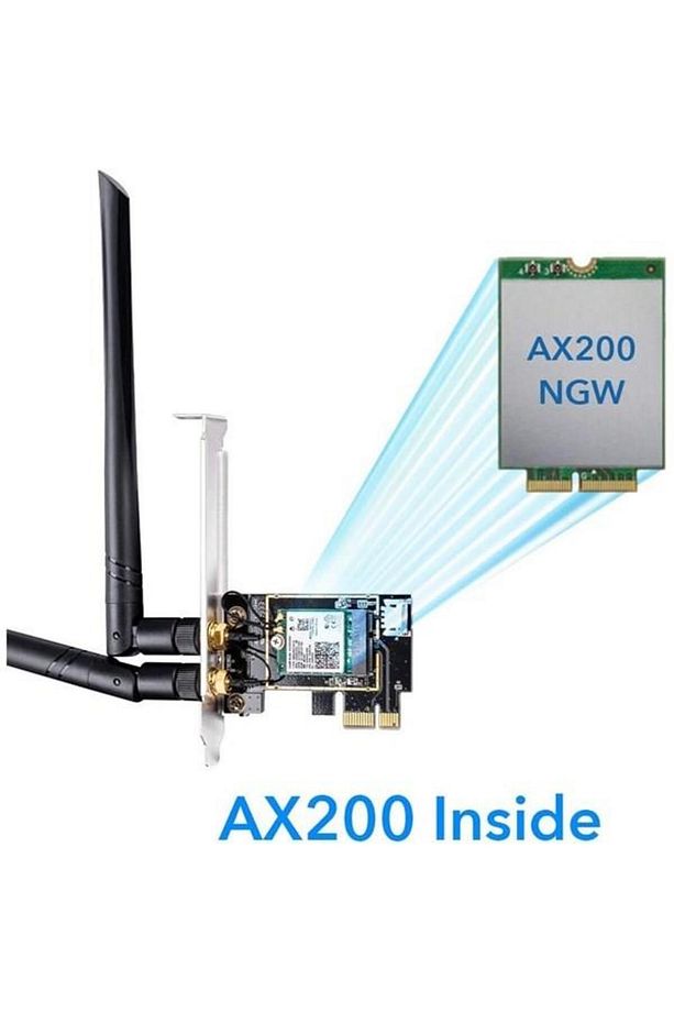 We3000 Ax5400 Wi-fi 6e Bluetooth 5.3 Pcı-e Kablosuz Ağ Adaptörü - 6