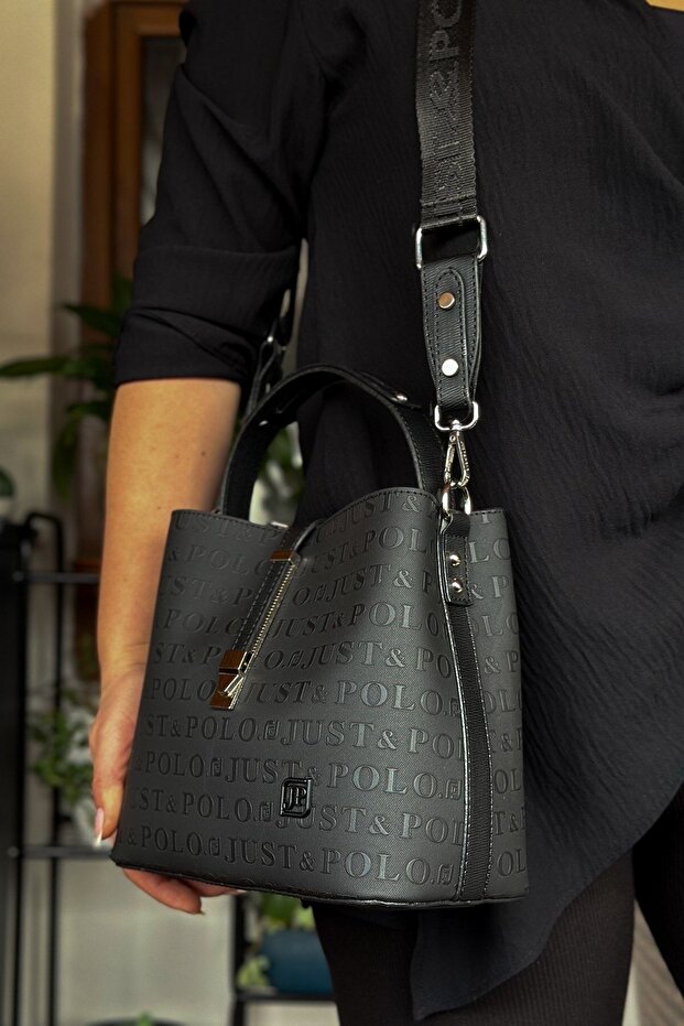 Vegan Leather Premium Product Multi-Compartment Women's Shoulder Bag Glb-4002-Gq 1809
