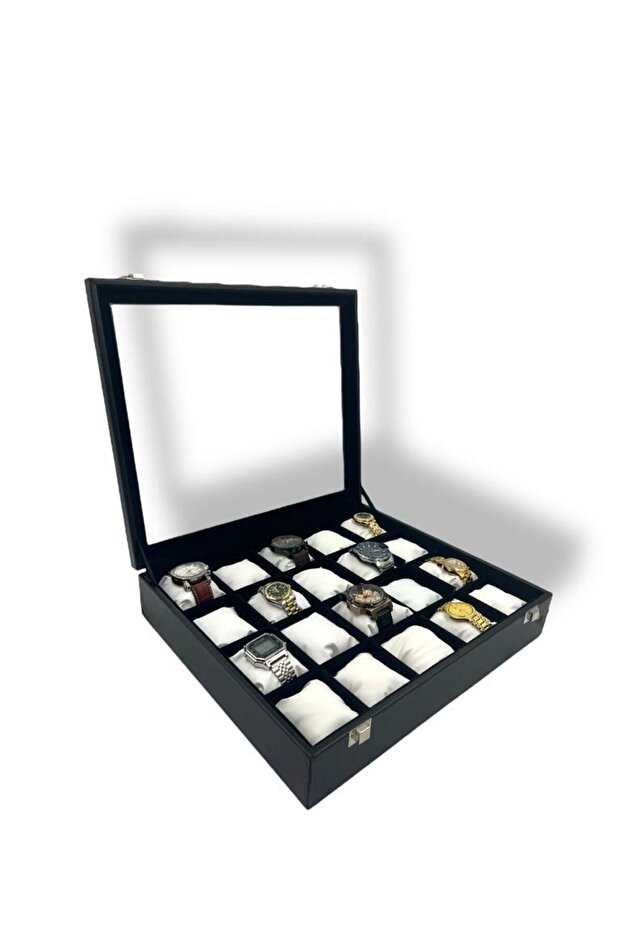 Richbox 20-Piece Watch Box Black