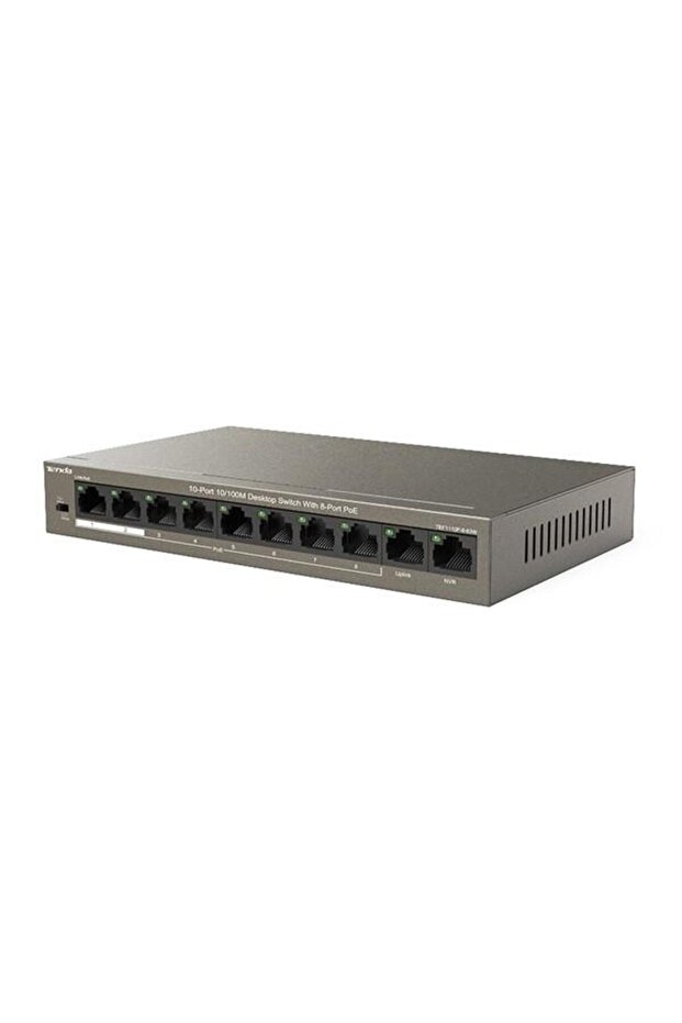8port 63w FULL PoE TEF1110P-8-63W 10/100 Yönetilemez Switch - 2