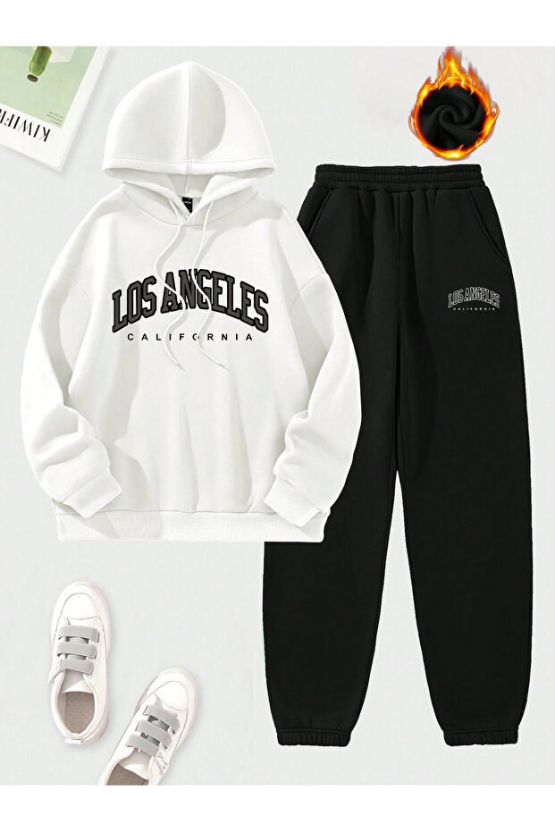 طقم بدلة رياضية بطبعة Los Angles - 1