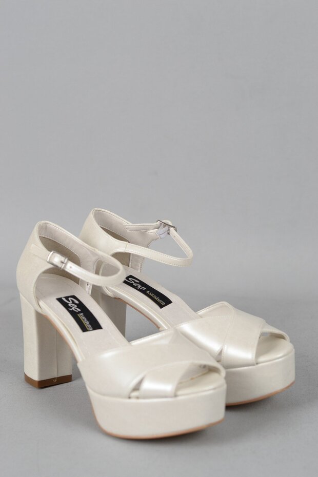 Seç 473 Platform Heel Women's Evening Shoes (8.5cm)