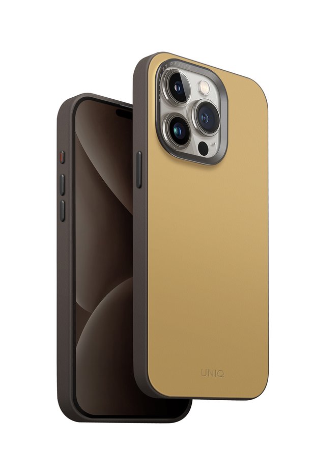 iPhone 15 Pro Max Compatible Case Lyden Ds Series Vegan Leather Coating with Magsafe Feature (Magclick ™ )
