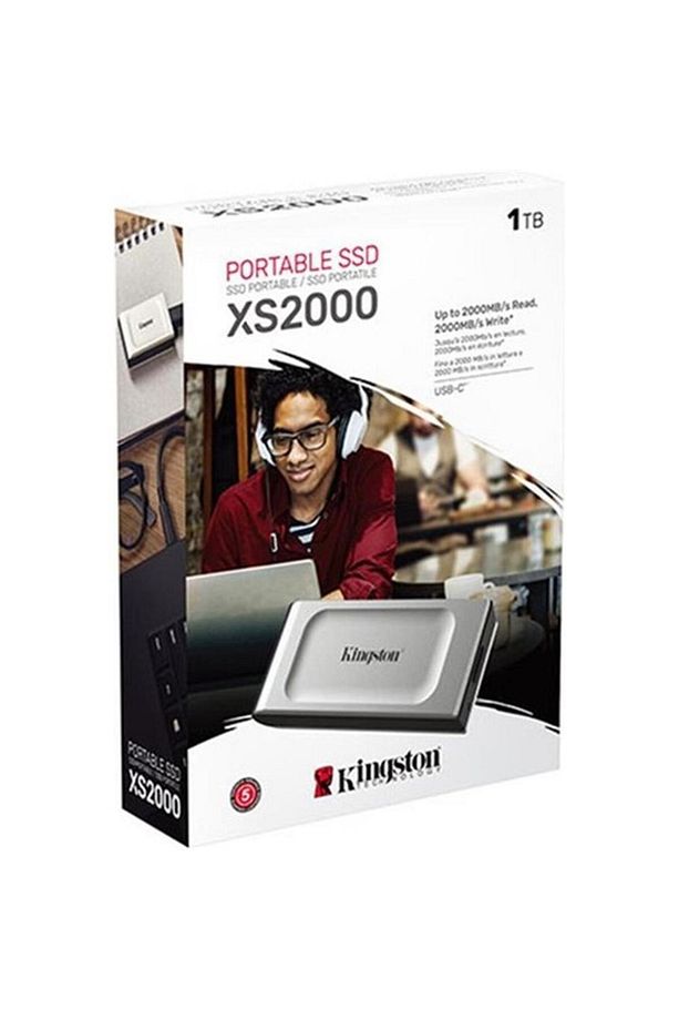 1tb Xs2000 Mini Usb 3.2 Gen 2.2 Type C Gri Taşınabilir Ssd - 2