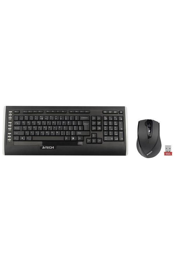9300f Kablosuz Q Trk V-track Mouse Siyah Multimedya Klavye - Mouse Set - 2