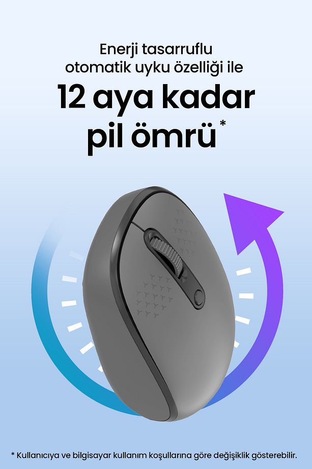 MX400 Prime Pro Sessiz Kablosuz Mouse Bluetooth ve 2.4GHz Wireless Bağlantı - Ayarlanabilir DPI - 5