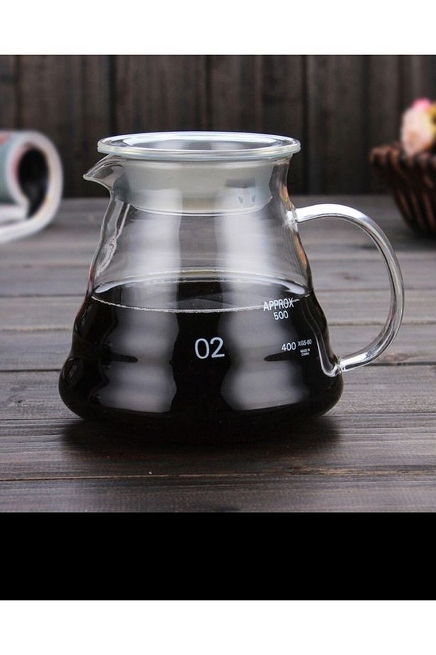 Kahve Demleme Seti V60 Dripper 600ml Seramik Fincan Kahve Demleme Ibriği - 5