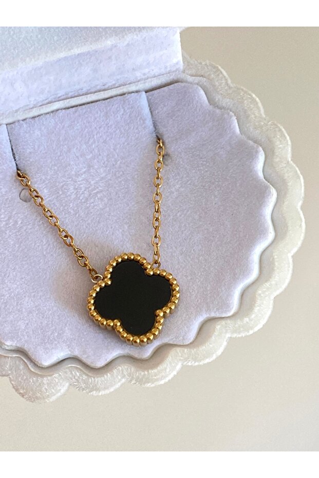 Çelik Van Cleef Yonca Model Kolye - 2