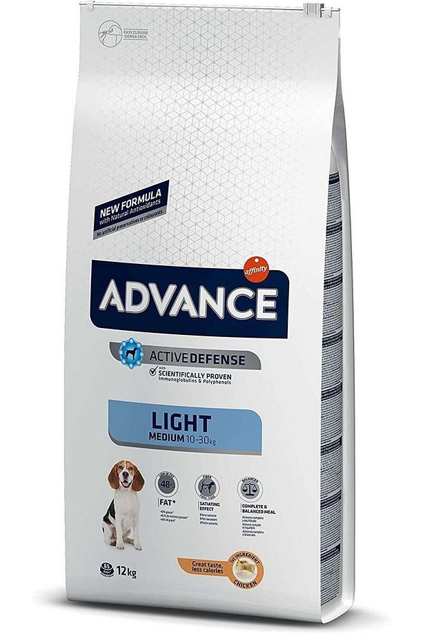 Light Medium Düşük Kalorili Tavuklu Orta Irk Köpek Maması 12 Kg - 1