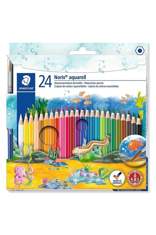 Noris Aquarel 24 Colors Dry Color 144 10 Nc24
