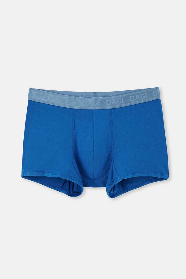 Açık Mavi-Mavi 4210 2'Li Desenli Mıcro Modal Boxer - 5