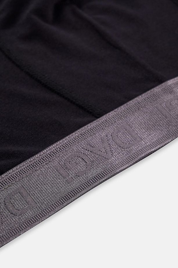 Siyah 4210 3'Lü Düz Mıcro Modal Boxer - 4