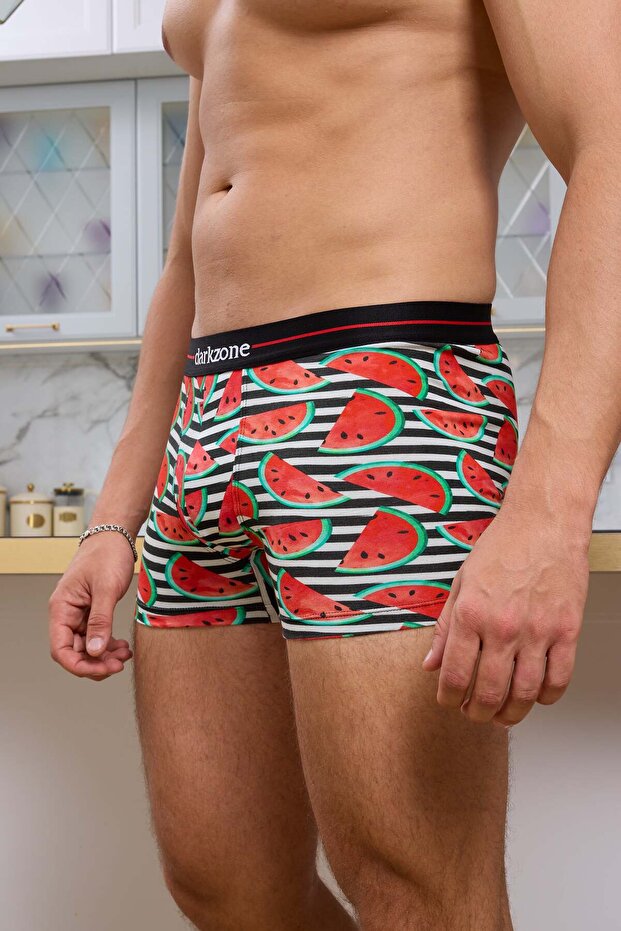 البطيخ منقوشة الرقمية المطبوعة الرجال الملاكمين - 5