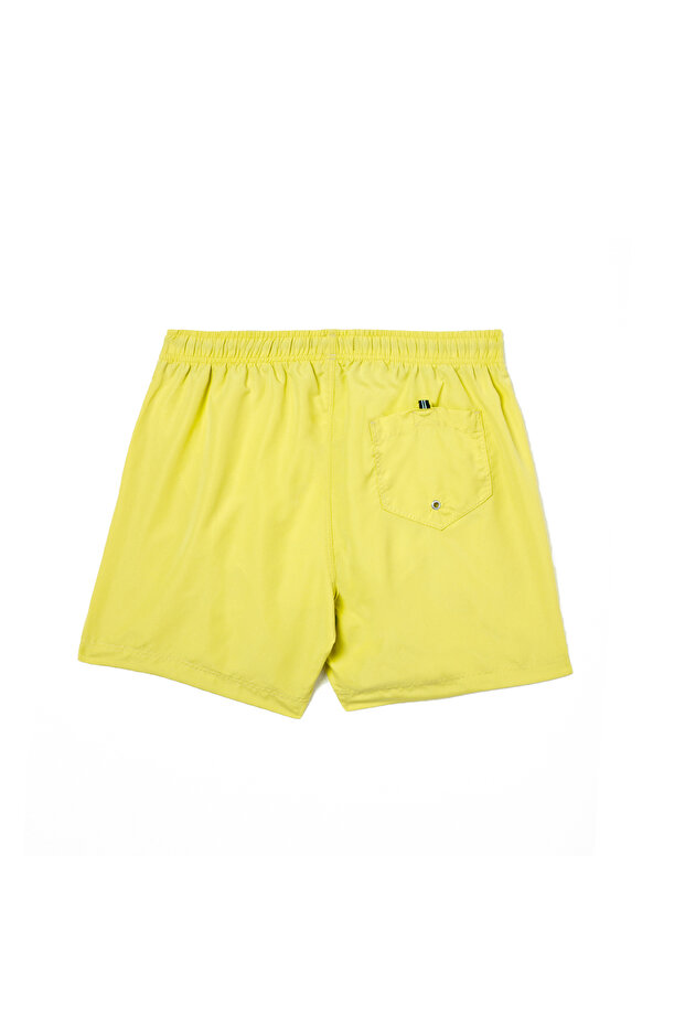 Erkek Sarı Şort Mayo - 2